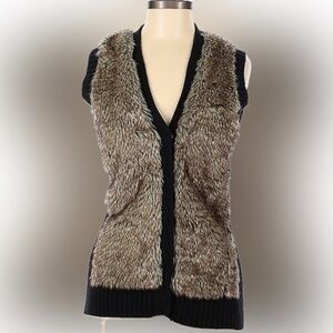 KONTROL Contemporary Faux Fur Vest